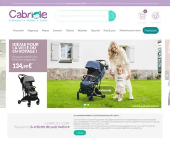 Cabriole-Bebe.com(Poussette bébé) Screenshot