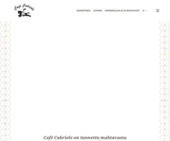 Cabriole.fi(Café Cabriole) Screenshot