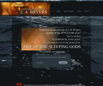 Cabryers.com(Fantasy Author) Screenshot