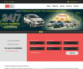 Cabs24HRS.co.in(Taxi Service in Gurgaon) Screenshot