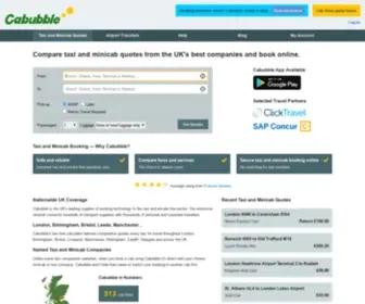 Cabubble.co.uk(Taxi and Minicab Booking) Screenshot
