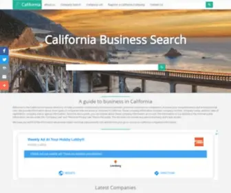 Cabusinessdb.com(California Business Search) Screenshot