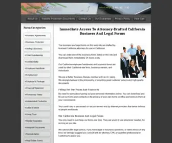 Cabusinessforms.com(Immediate Access to Attorney) Screenshot