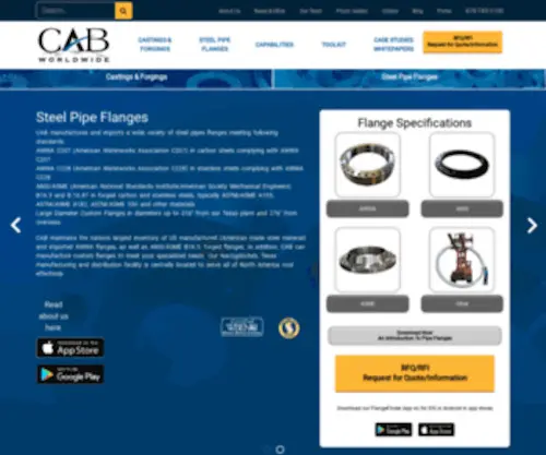 Cabww.com(CAB Worldwide) Screenshot