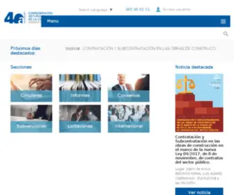 Cac-Asprocon.as(Confederación Asturiana de la Construcción) Screenshot
