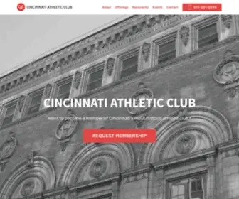 Cac1853.com(The Cincinnati Athletic Club (CAC)) Screenshot