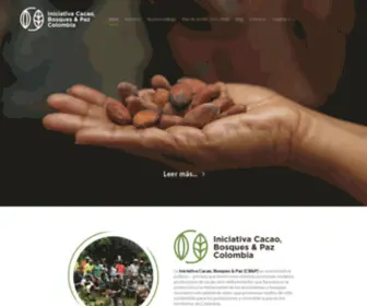 Cacaobp.org(Iniciativa Cacao) Screenshot
