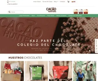 Cacaohunters.com(Chocolates finos hecho con cacao 100% colombiano) Screenshot