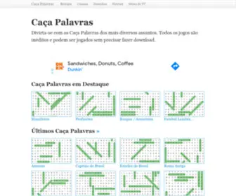 Cacapalavras.com.br(Caça) Screenshot
