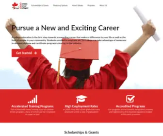 Cacareercolleges.com(Canada Education Programs) Screenshot