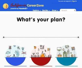 Cacareerzone.org(The california careerzone) Screenshot