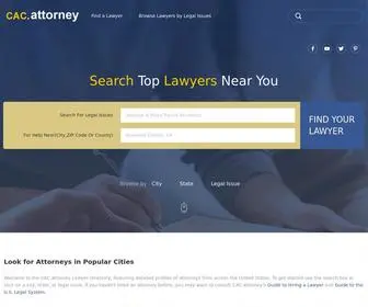 Cac.attorney(Lawyer, Attorney, Law Firm Directory) Screenshot