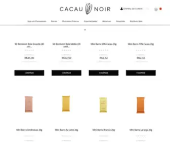 Cacaunoir.com.br(Cacau Noir) Screenshot