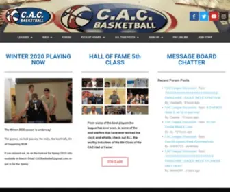 Cacbasketball.com(Basketball leagues and pick) Screenshot