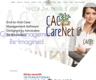 Caccarenet.com(CAC CareNet) Screenshot