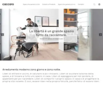 Caccaro.com(Armadi, letti, complementi d’arredo) Screenshot