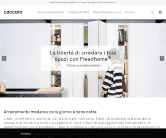 Caccaro.it(Armadi, letti, complementi d’arredo) Screenshot