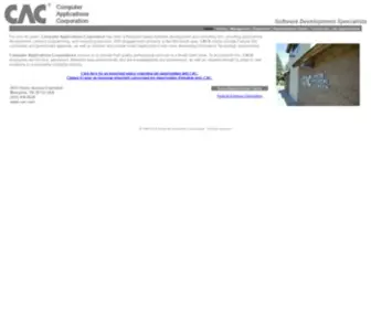 Cac.com(Computer Applications Corporation) Screenshot
