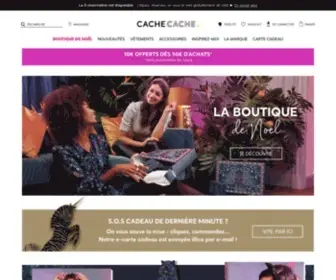 Cache-Cache.fr(Vêtements et accessoires tendance mode femme) Screenshot