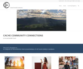 Cachecommunityconnections.org(Cache Community Connections) Screenshot