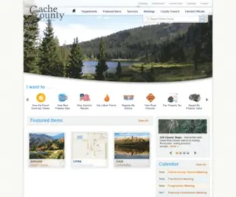 Cachecounty.org(Official Site of Cache County) Screenshot