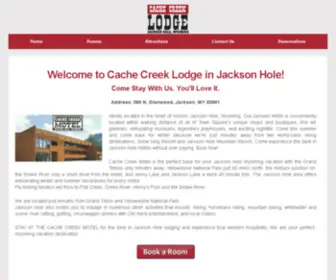 Cachecreekmotel.com(Motel Jackson Hole) Screenshot