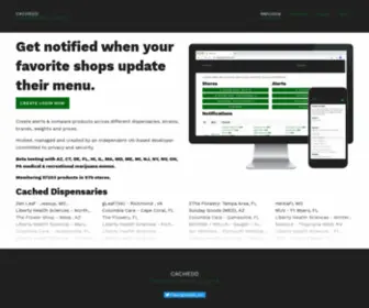 Cachedd.com(Cannabis Price Alerts) Screenshot