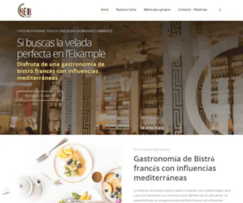 Cacheirorestaurants.com(CHERI Restaurant) Screenshot