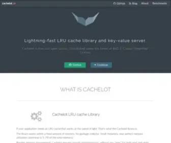 Cachelot.io(LRU cache library and memory efficient key) Screenshot