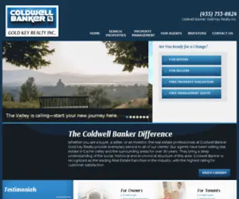 Cacherealestate.com(Coldwell Banker Gold Key Realty) Screenshot
