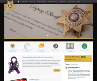 Cachesheriff.org(Official Site of Cache County) Screenshot