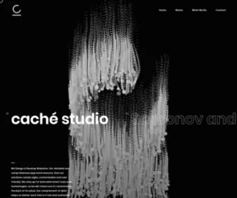 Cachestudio.net(Caché studio inc) Screenshot