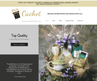 Cachetcorporategifts.com(Cachet Corporate Gift Services) Screenshot