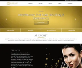 Cachetnailboutique.com(CACHET Nail Boutique) Screenshot