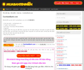 Cachlambanh.com(Cachlambanh) Screenshot