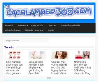 Cachlamdep365.com(Cách) Screenshot