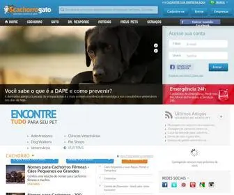 Cachorrogato.com.br(Tudo sobre cachorros e gatos) Screenshot