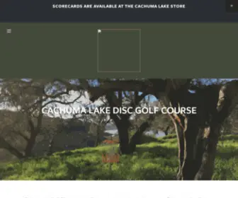 CachumalakediscGolf.org(Cachuma Lake Disc Golf Course) Screenshot