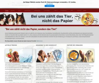 Cacib-Ausstellungen.de(IHV e.V) Screenshot