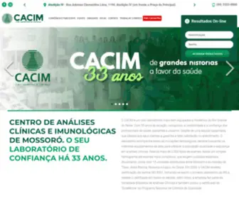 Cacim.com.br(CACIM) Screenshot