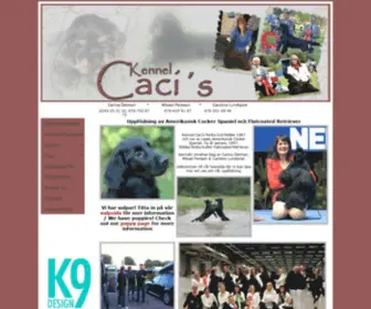 Cacis.se(Kennel Caci's) Screenshot