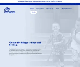 Cackentucky.org(The Children's Advocacy Centers of Kentucky) Screenshot