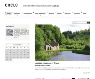 Caclb.be(Centre d’Art Contemporain du Luxembourg belge CACLB) Screenshot