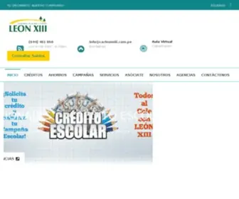 Cacleonxiii.com.pe(León) Screenshot