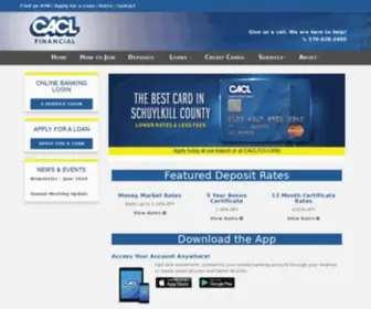 Caclfcu.org(CACL Federal Credit Union) Screenshot