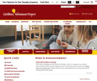 Cacmp.org(California Montessori Project) Screenshot