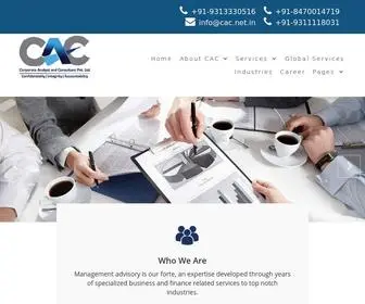 Cac.net.in(Leading Corporate Business Consultant Firms in Delhi) Screenshot