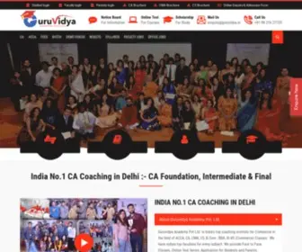 Cacoachingindelhi.com(CA Coaching in Delhi) Screenshot
