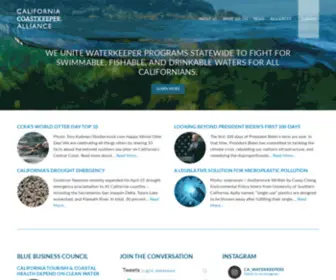 Cacoastkeeper.org(California Coastkeeper Alliance) Screenshot
