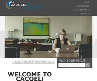 Cacoeliliving.com(Cacoeli Asset Management) Screenshot